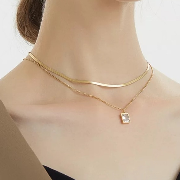 GP Double layered necklace - Picture 2 of 7